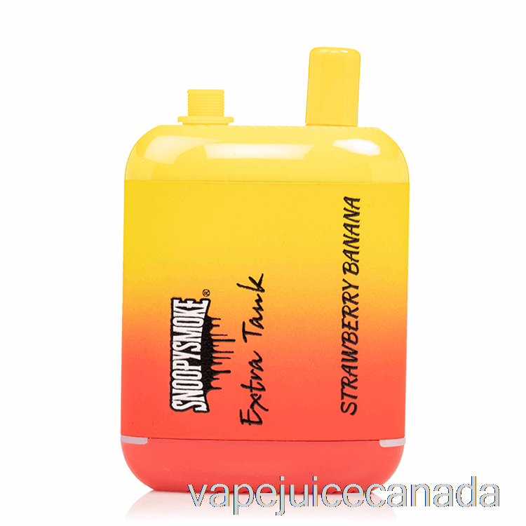 Vape Canada Snoopy Smoke Extra Tank 2 15000 Disposable Strawberry Banana